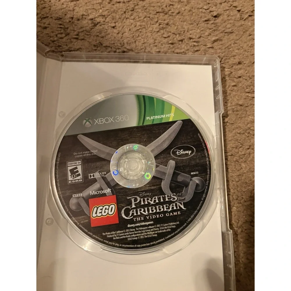 LEGO Pirates of the Caribbean: The‎ Video Game (Xbox 360). Tested. CIB. Clean!